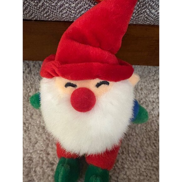 Chosun Santa Claus‎ Christmas Ornament w Loop Velvet Nose Stuffed Animal Doll - Picture 2 of 5